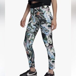 Nike Sportswear Marble High-Waist Leggings XS Multicolor Swirl NWT